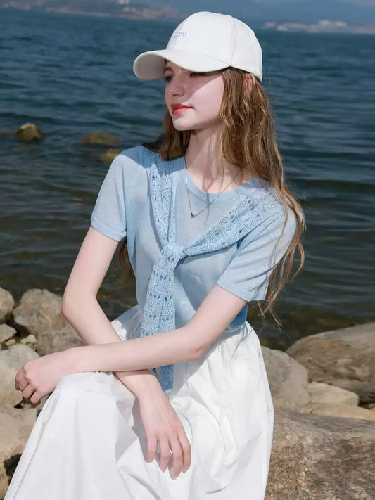 Crewneck Short-Sleeve Tee