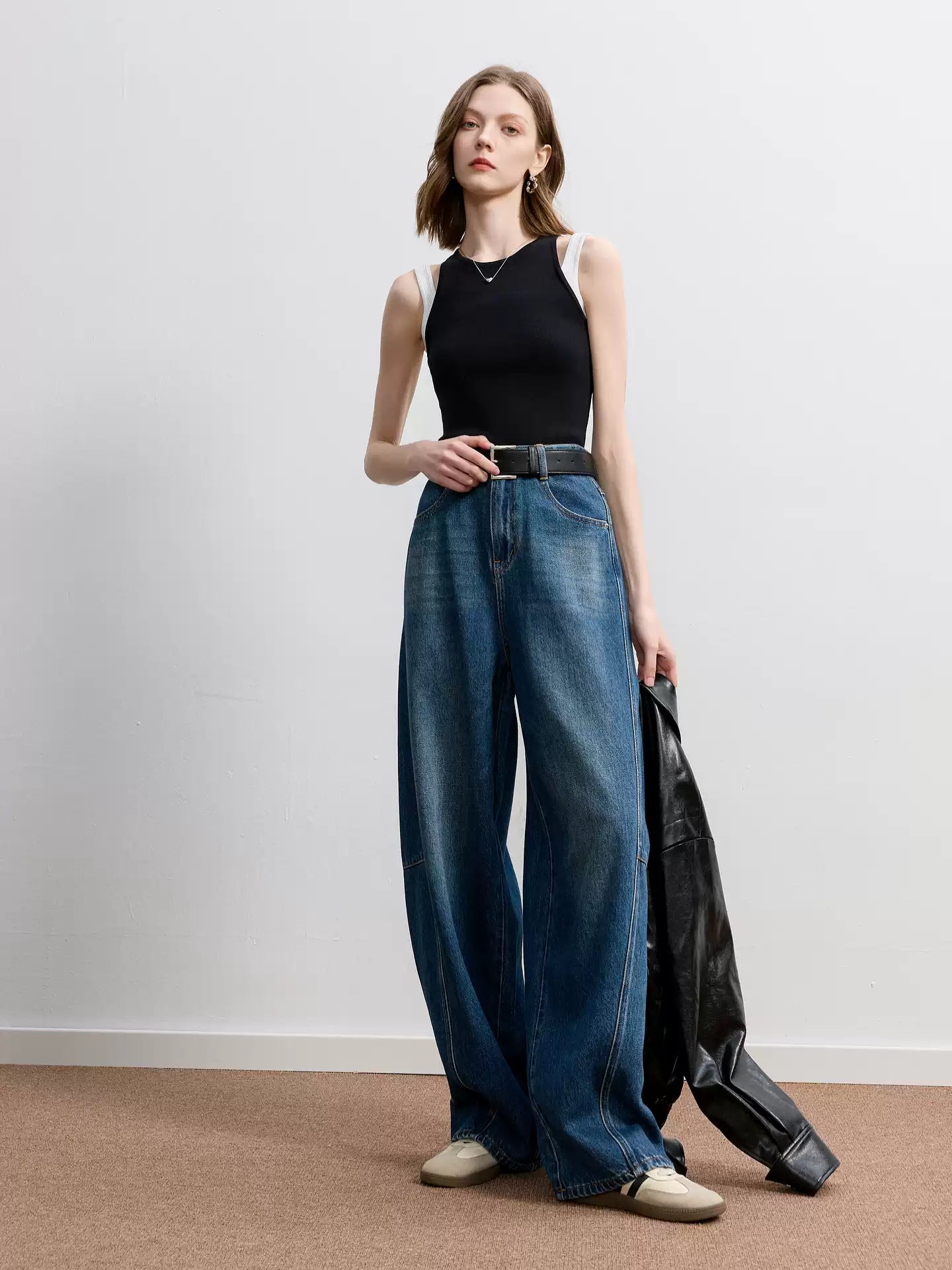 Vintage Loose Wide-Leg Jeans