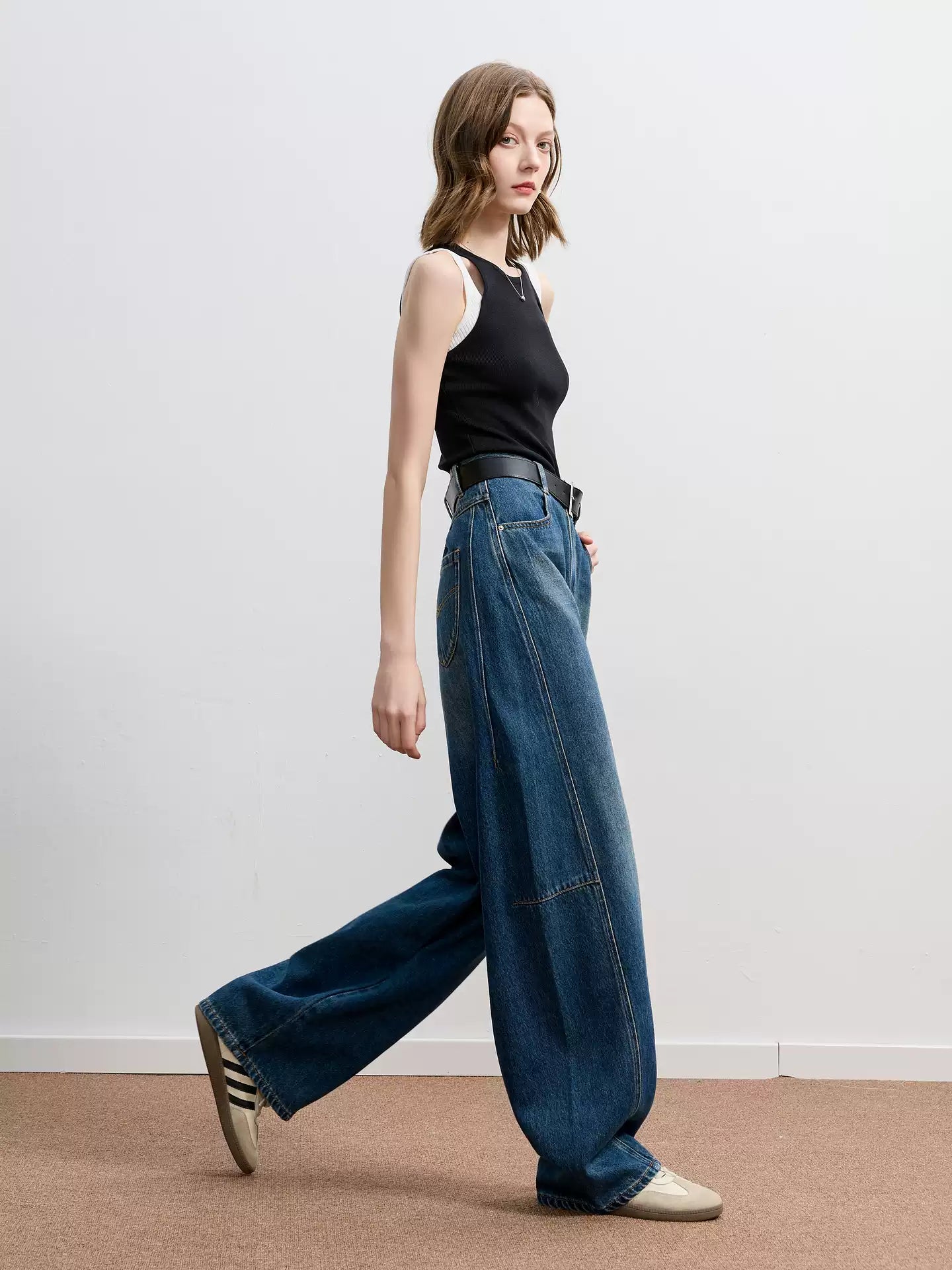 Vintage Loose Wide-Leg Jeans
