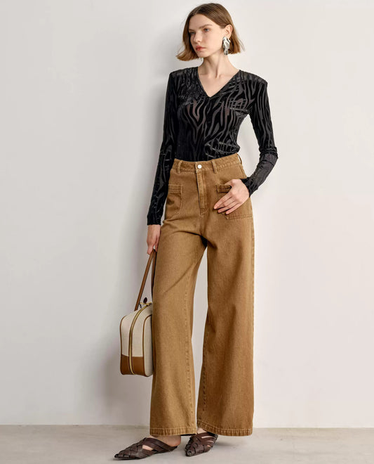 High-Waisted Wide-Leg Jeans – Wasteland Style