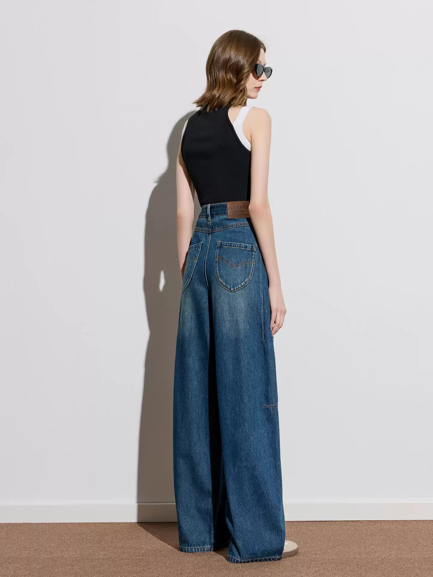 Vintage Loose Wide-Leg Jeans